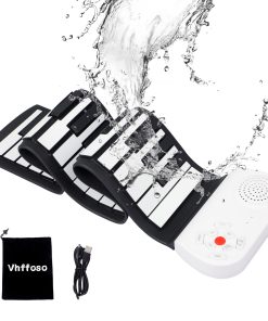 Piano Eléctrico de 61 Teclas Teclado Portátil Teclado de