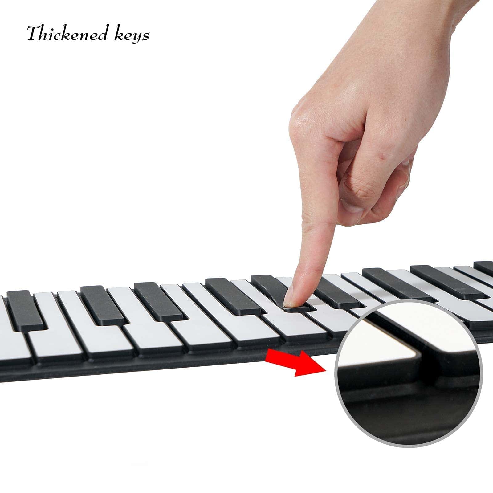 Piano Portátil de 88 Teclas con Bolsa de Almacenamiento, - Imagen 6