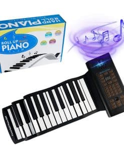 Piano Portátil de 88 Teclas con Bolsa de Almacenamiento,