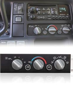 Panel de control de calefacción y aire acondicionado