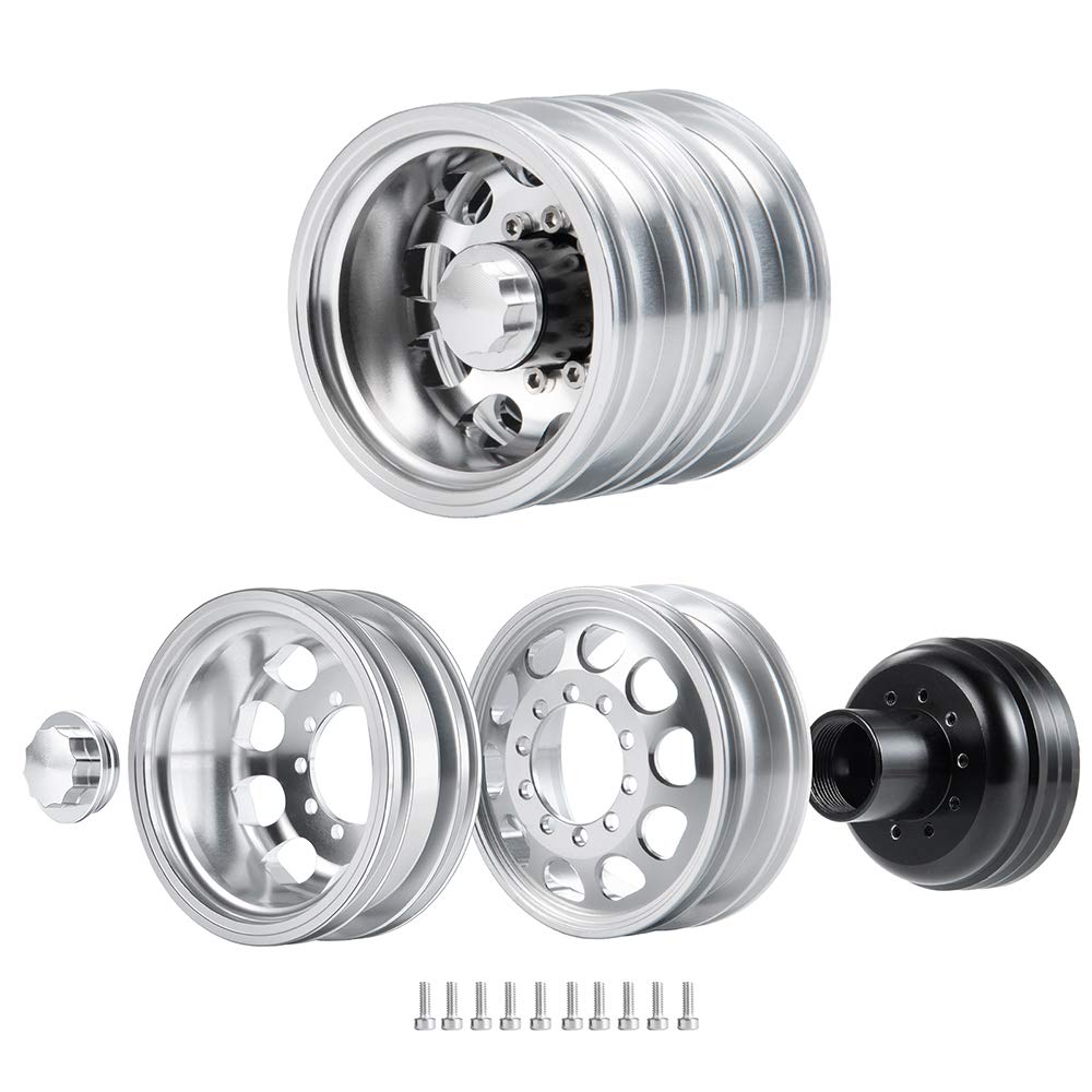 4pcs Llantas Traseras de Aleación de Aluminio para Remolque - Imagen 5