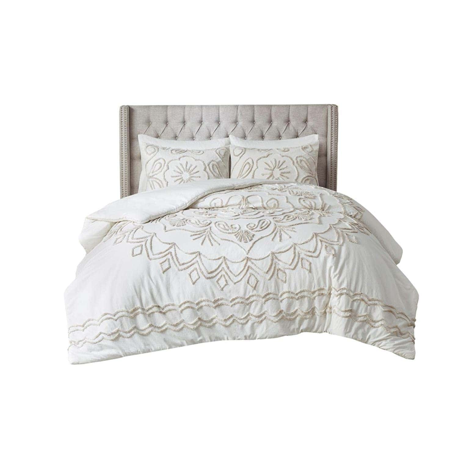 Madison Park Violette 100% Chenille Cotton Tufted Duvet -