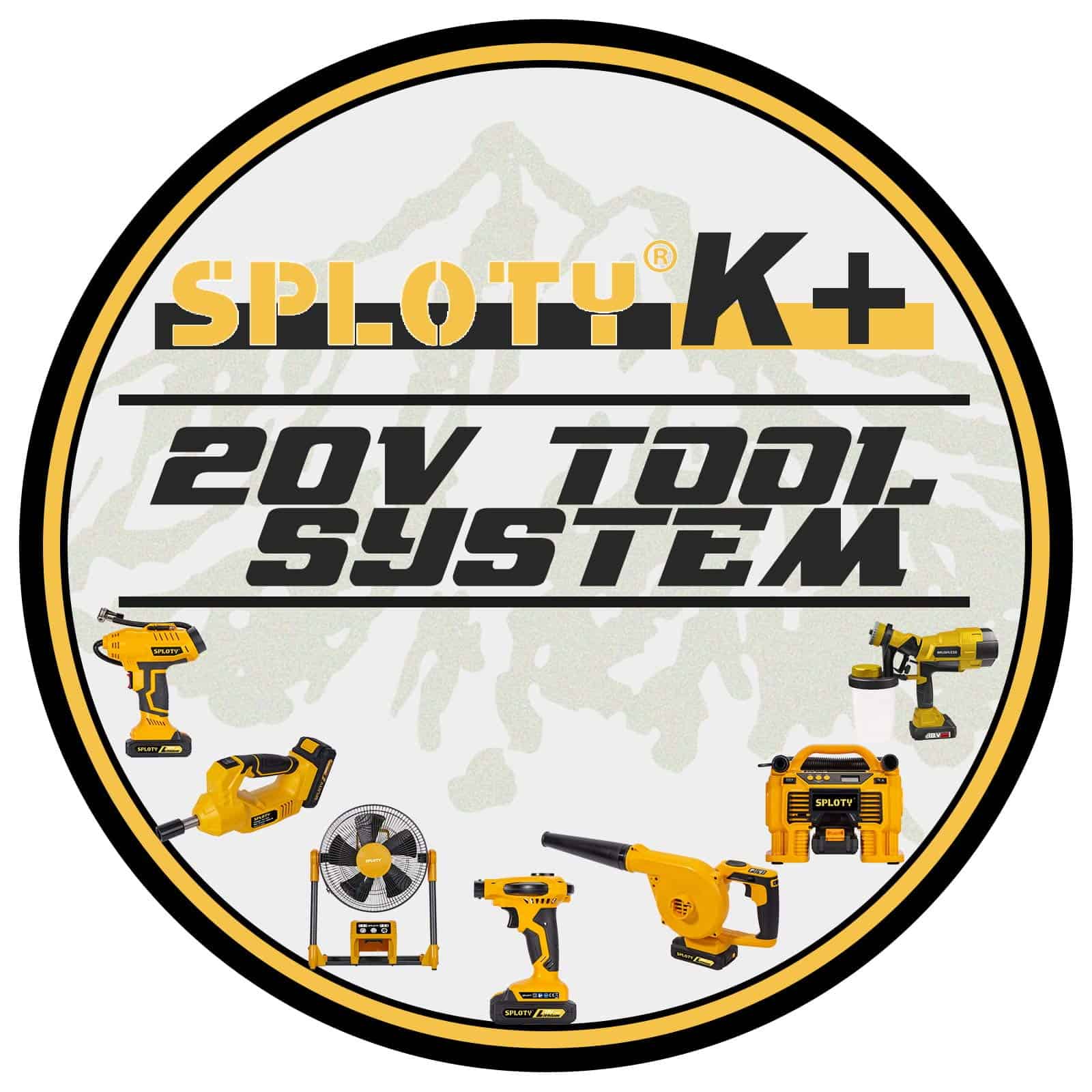 Compresor de Aire Portátil Inalámbrico SPLOTY 20V con - Imagen 8