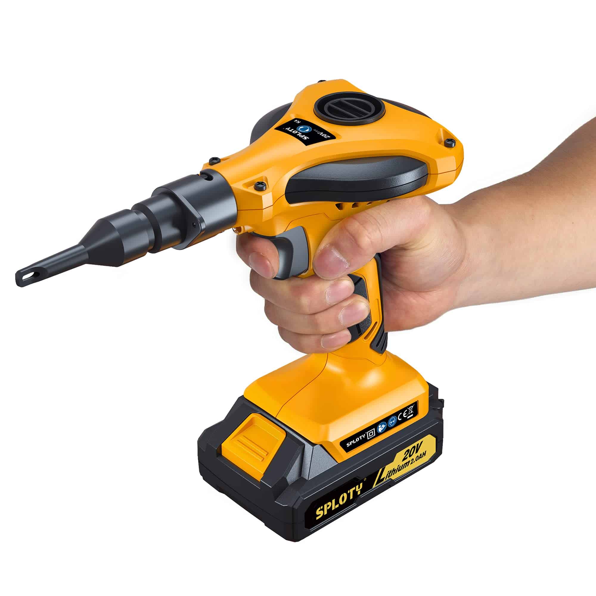 Bomba de aire SPLOTY para inflables, paquete de batería de