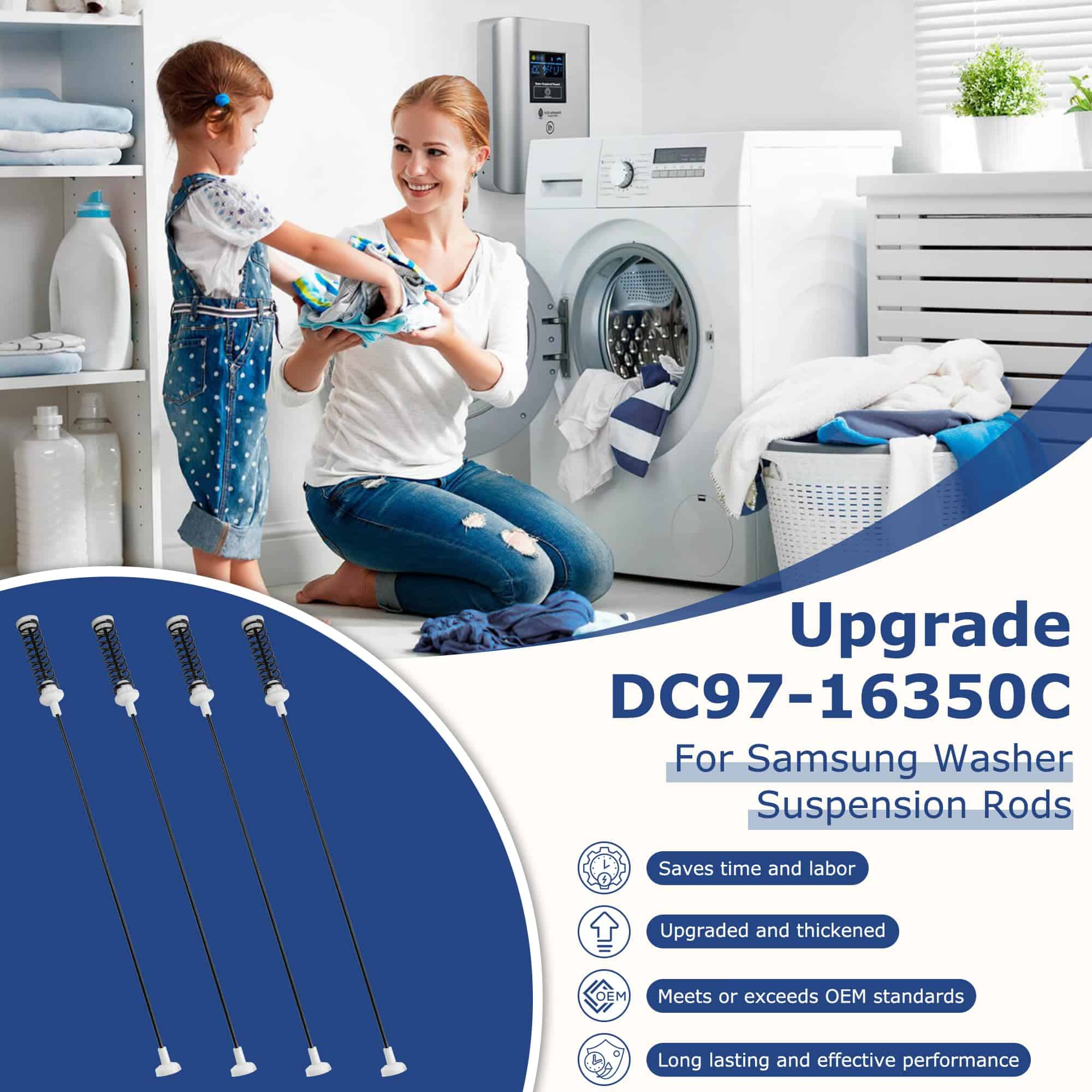 TOMOON DC97-16350C Soporte de varillas de suspensión de - Imagen 8