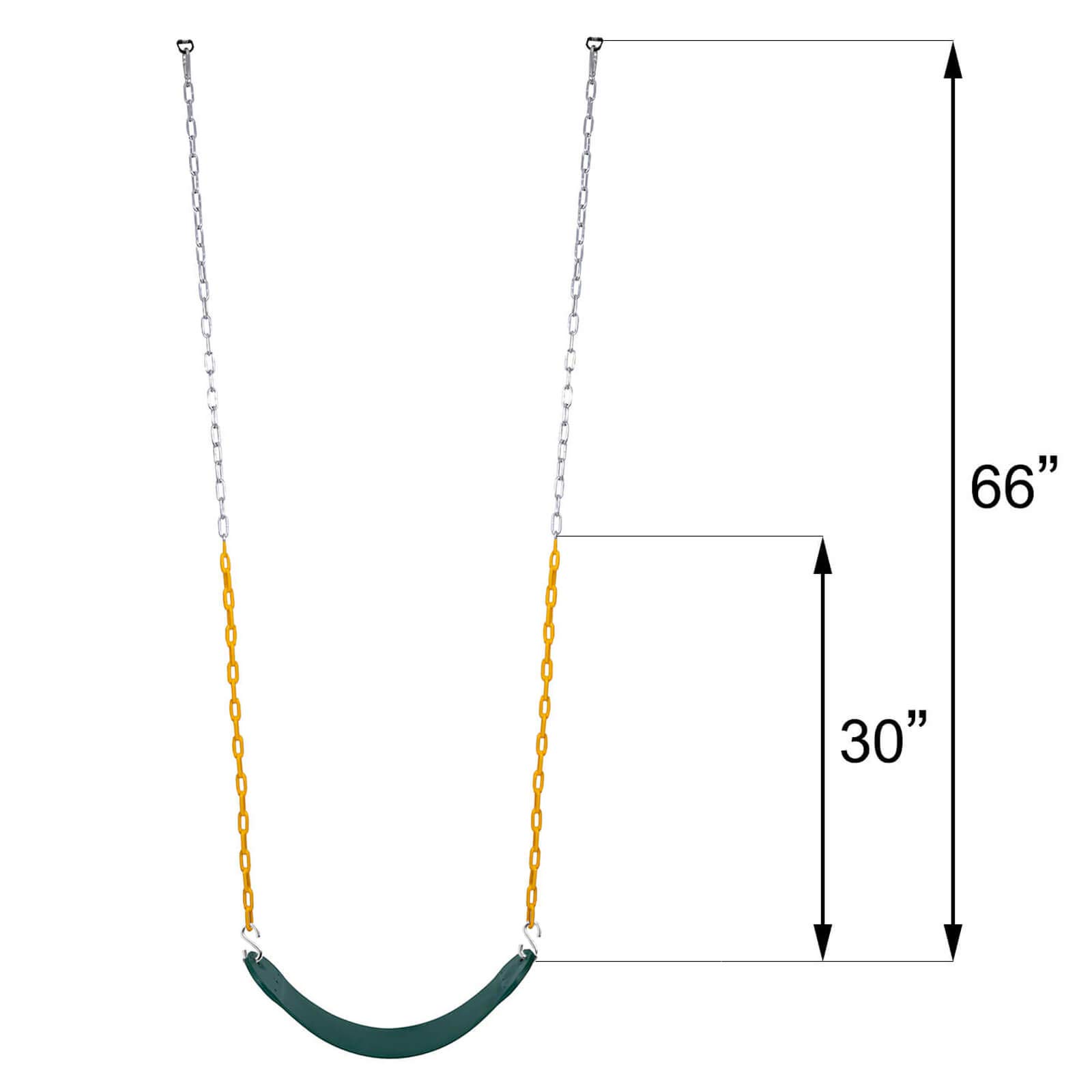 Columpio Orgrimmar 2 Pack para Niños con Cadena de 66'' de - Imagen 3