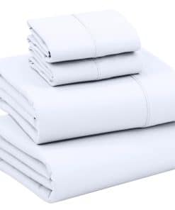 Juego de Sábanas Completo RUVANTI de Algodón 100%, Suave y