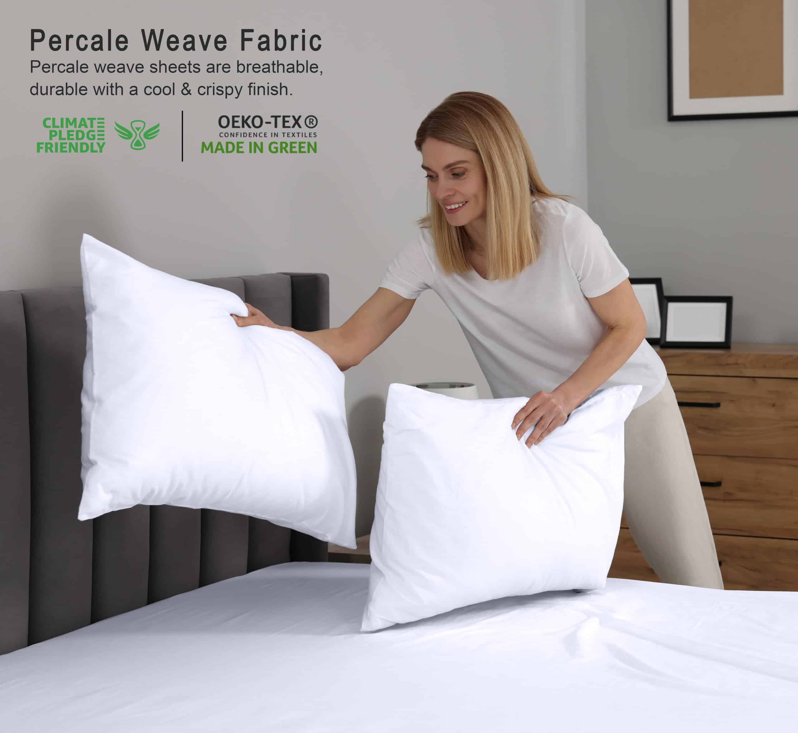 Juego de Sábanas Completo RUVANTI de Algodón 100%, Suave y - Imagen 4