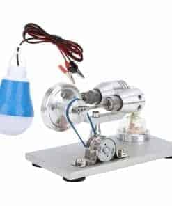 Motor Stirling de Aire Caliente Portátil Educativo Mini