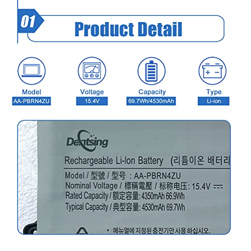 Batería de reemplazo Dentsing AA-PBRN4ZU para Tablet - Imagen 3