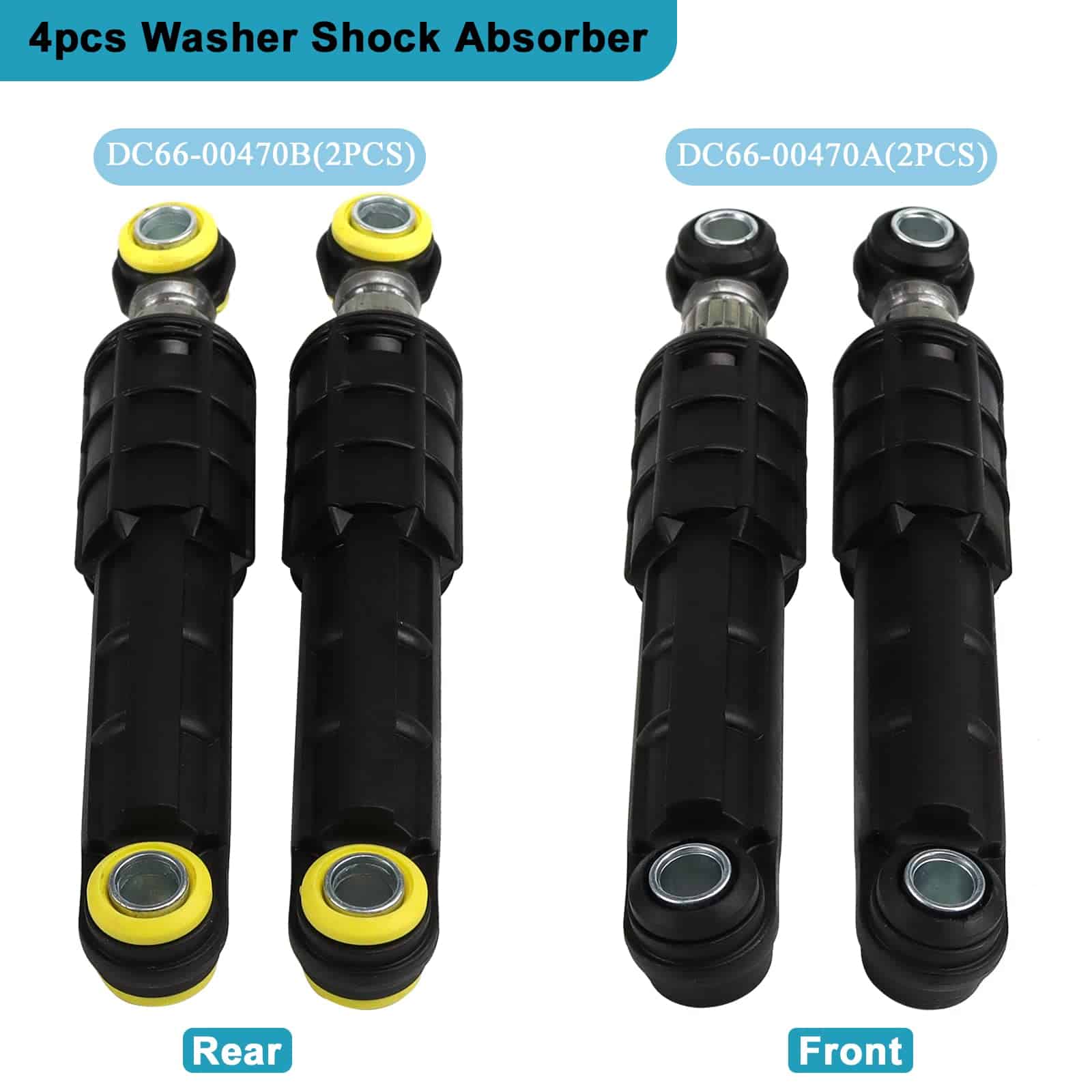 Conjunto de amortiguadores de lavadora OEM - 2 piezas - Imagen 3