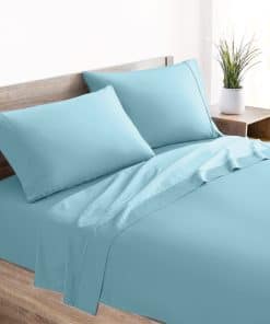 Juego de sábanas de algodón satén Mellanni de 400 hilos -