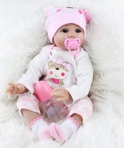 Muñeca Reborn antboat de 22 pulgadas Realista de Vinilo de