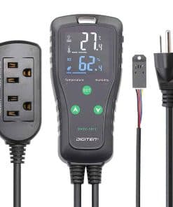 Controlador de Temperatura y Humedad para Enchufe,