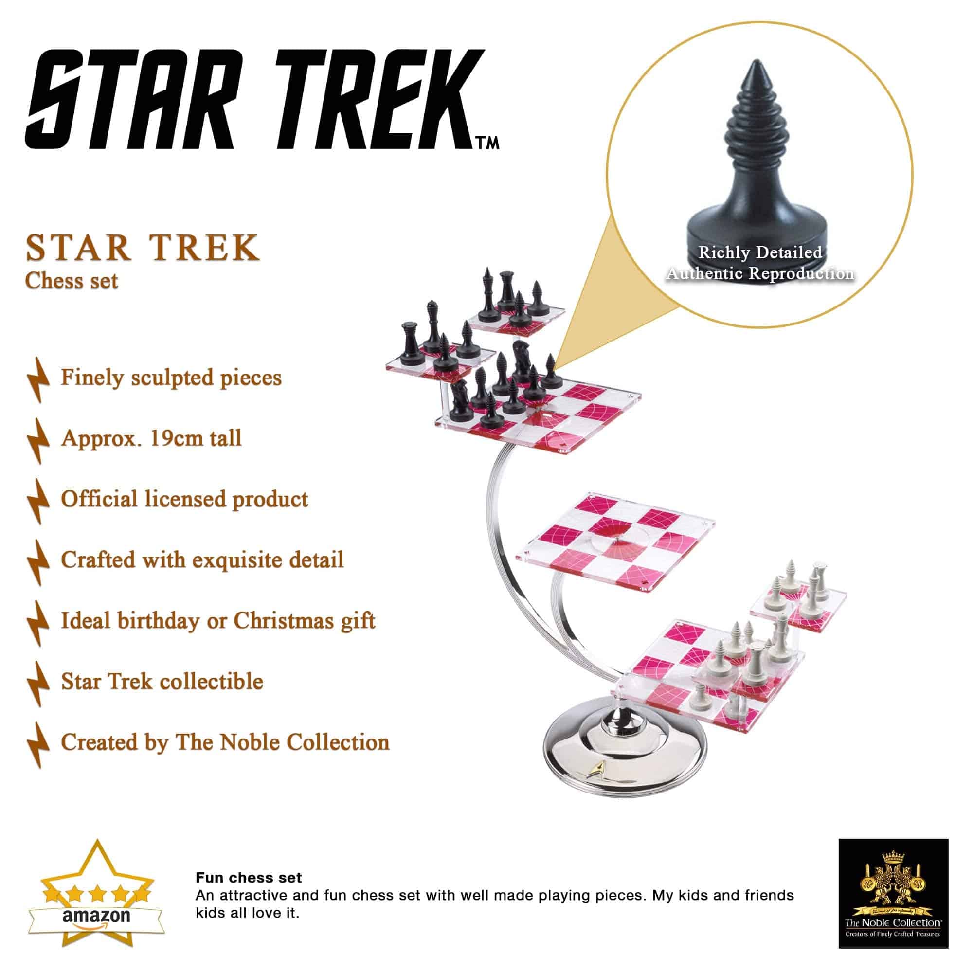 Juego de Ajedrez Tridimensional Star Trek de The Noble - Imagen 4