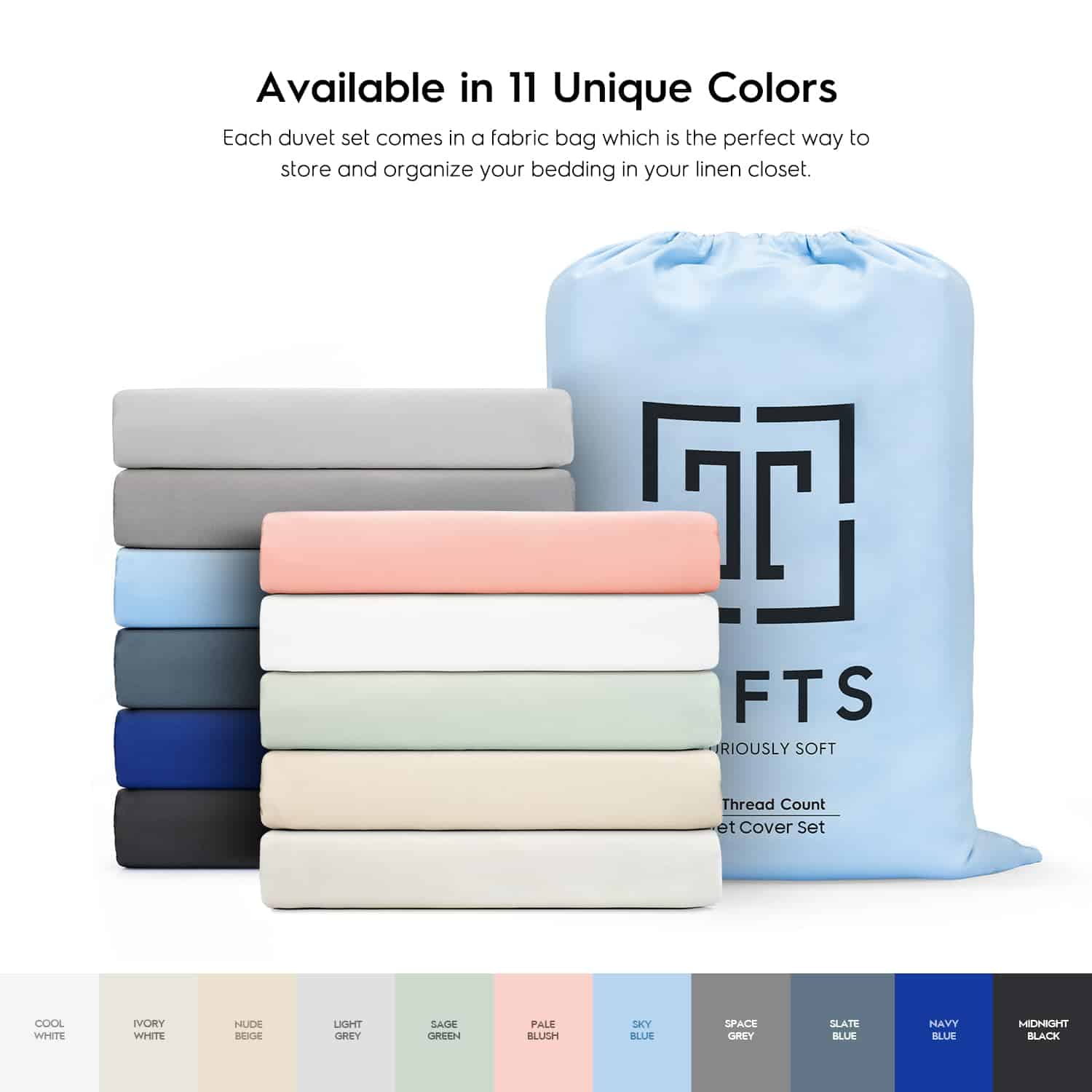 Juego de Funda Nórdica Tafts, Tamaño Twin - -Azul Cielo - Imagen 9