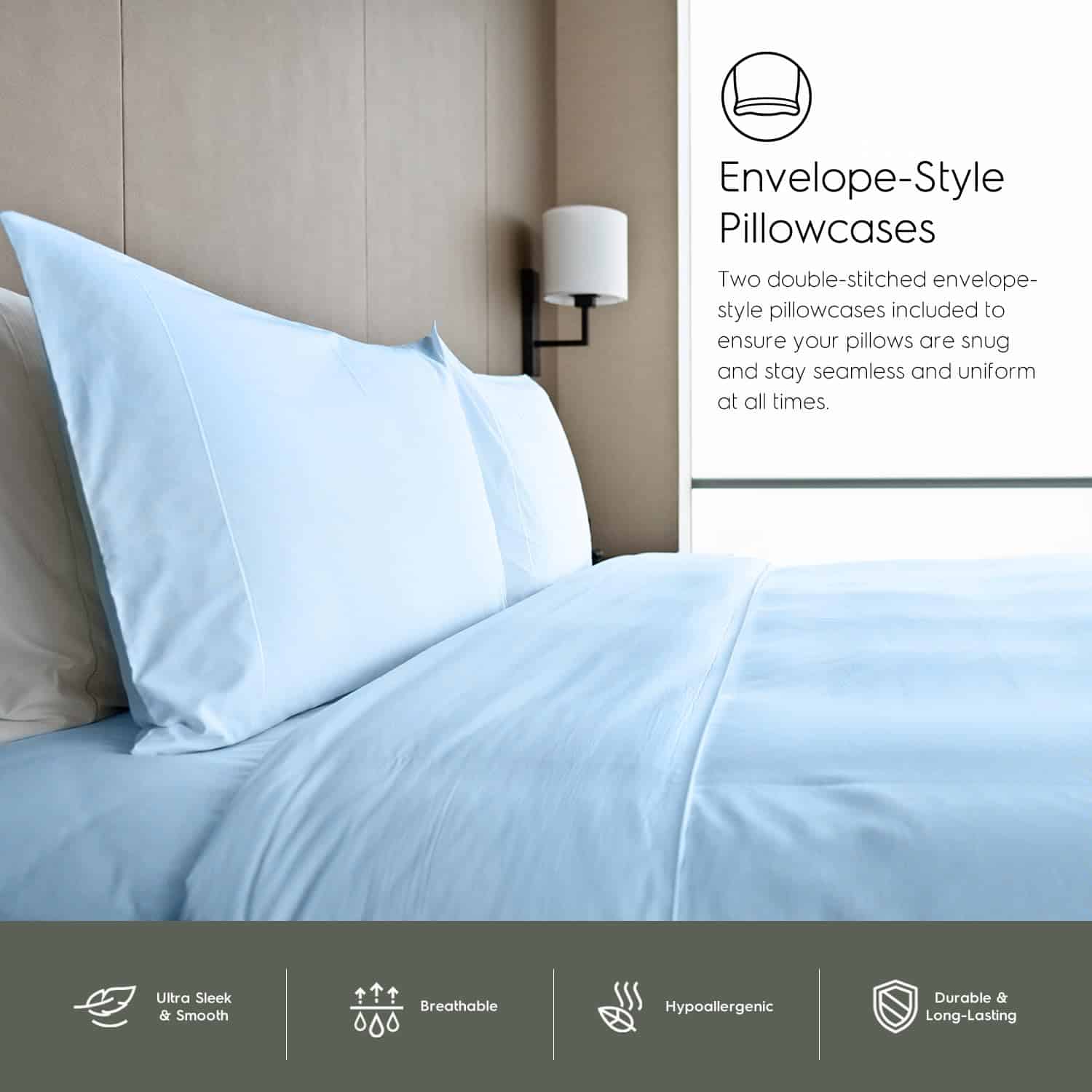 Juego de Funda Nórdica Tafts, Tamaño Twin - -Azul Cielo - Imagen 6