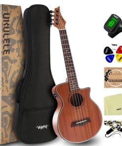 Ukelele Eléctrico de Concierto VANPHY para principiantes,