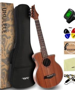 Ukelele Eléctrico Tenor VANPHY para principiantes, Ukelele