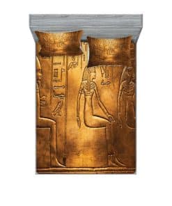 Juego de sábana ajustada y funda de -Café Marrón