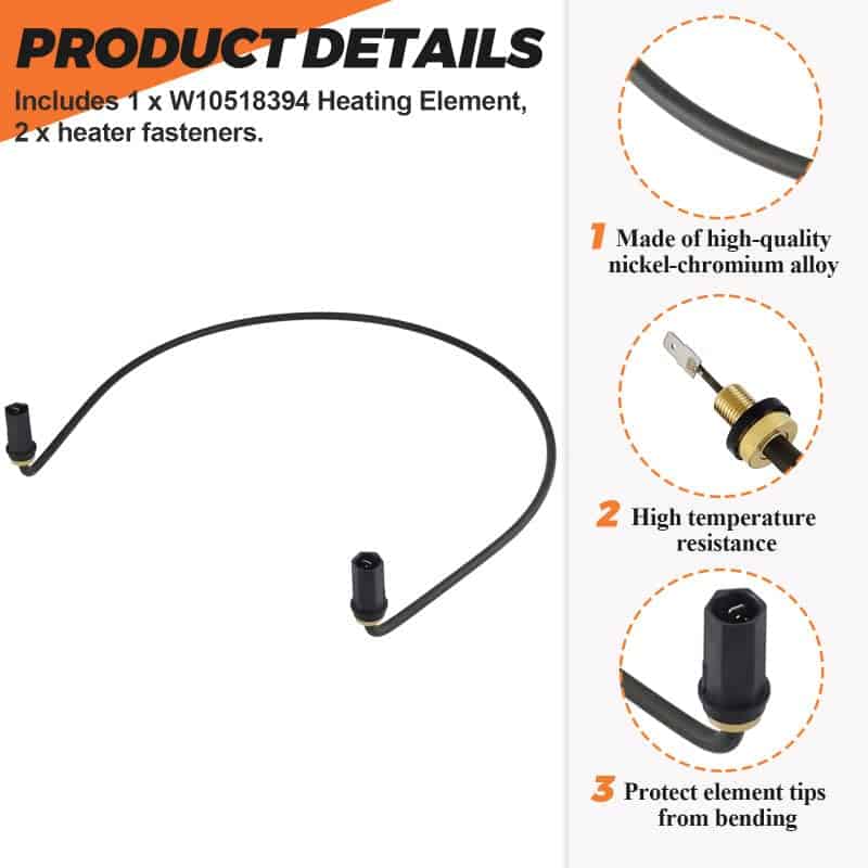 Elemento Calefactor para Lavavajillas -Black - Imagen 3