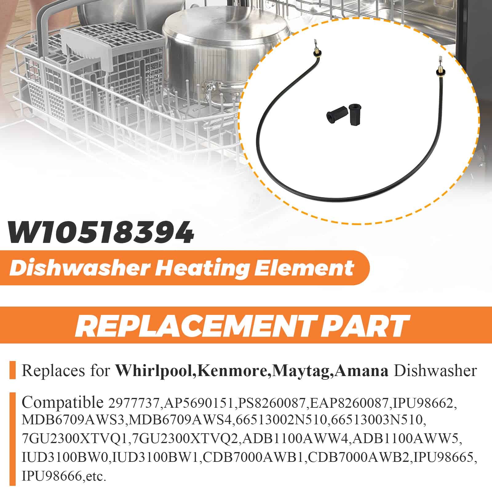 Elemento Calefactor para Lavavajillas -Black - Imagen 7