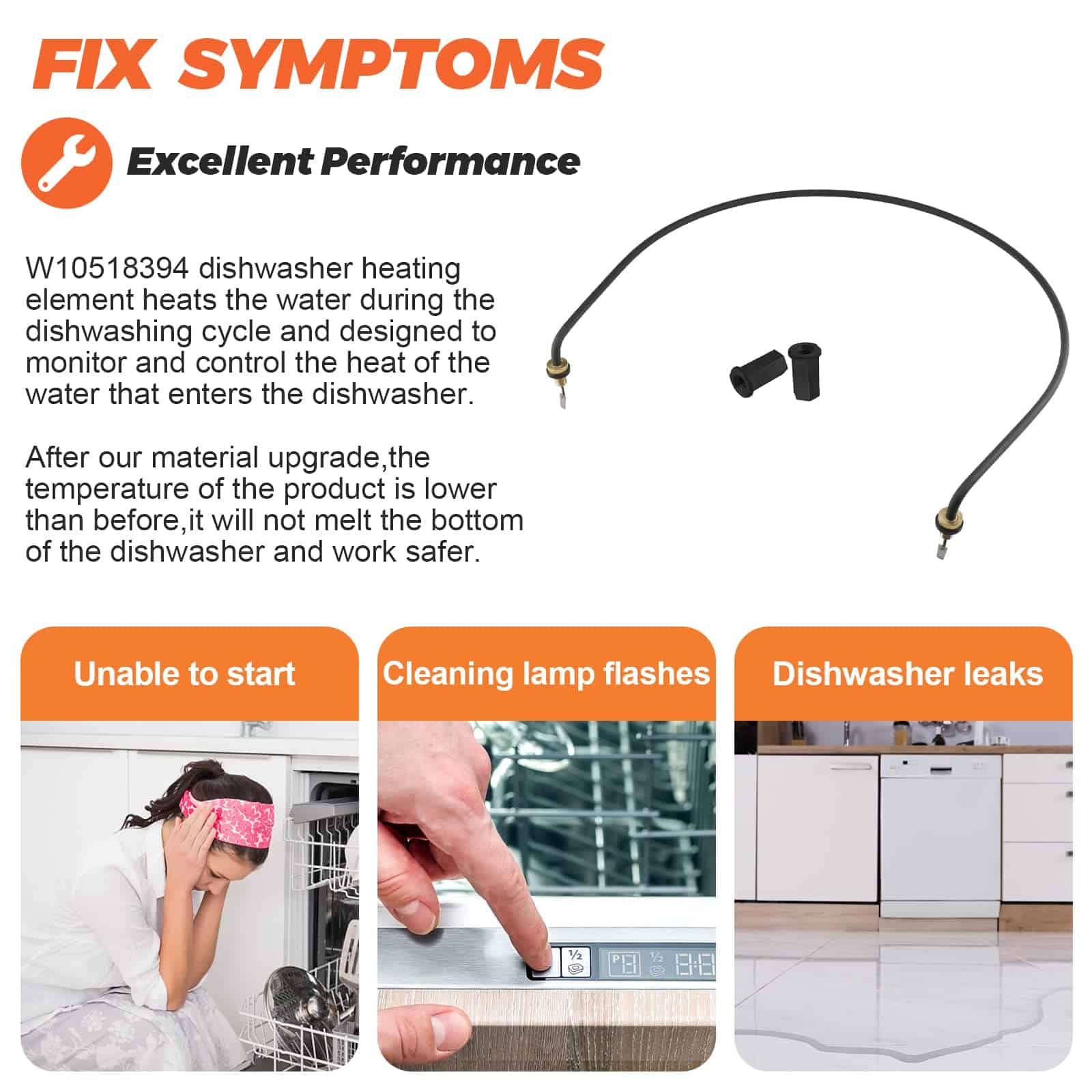 Elemento Calefactor para Lavavajillas -Black - Imagen 4