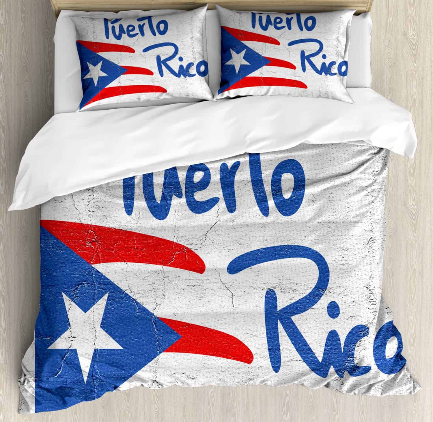 Juego de Funda Nórdica Lunarable Puerto Rico, Bandera