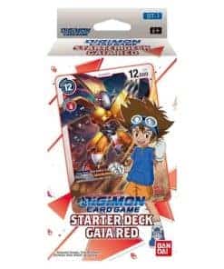 Bandai - Digimon Card Game: Starter Deck- Gaia Red - Juego