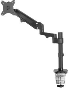 Soporte de brazo de resorte neumático de un solo monitor