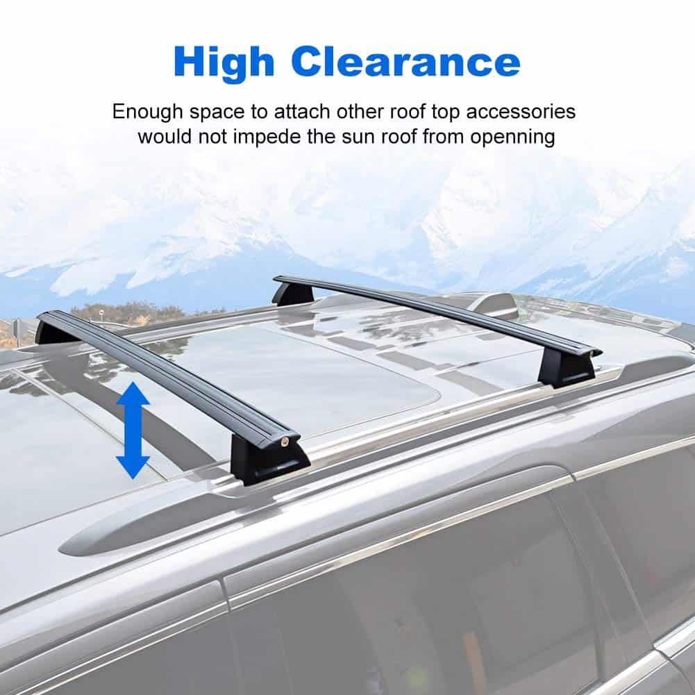 Barras transversales de techo JDMON compatibles con Jeep - Imagen 10