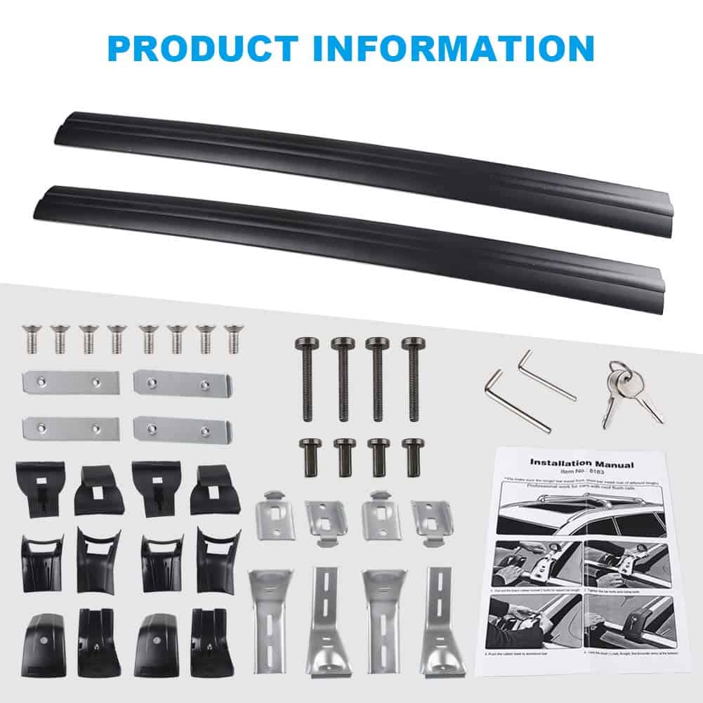 JDMON Compatible con Barras Cruzadas de Portaequipajes KIA - Imagen 8