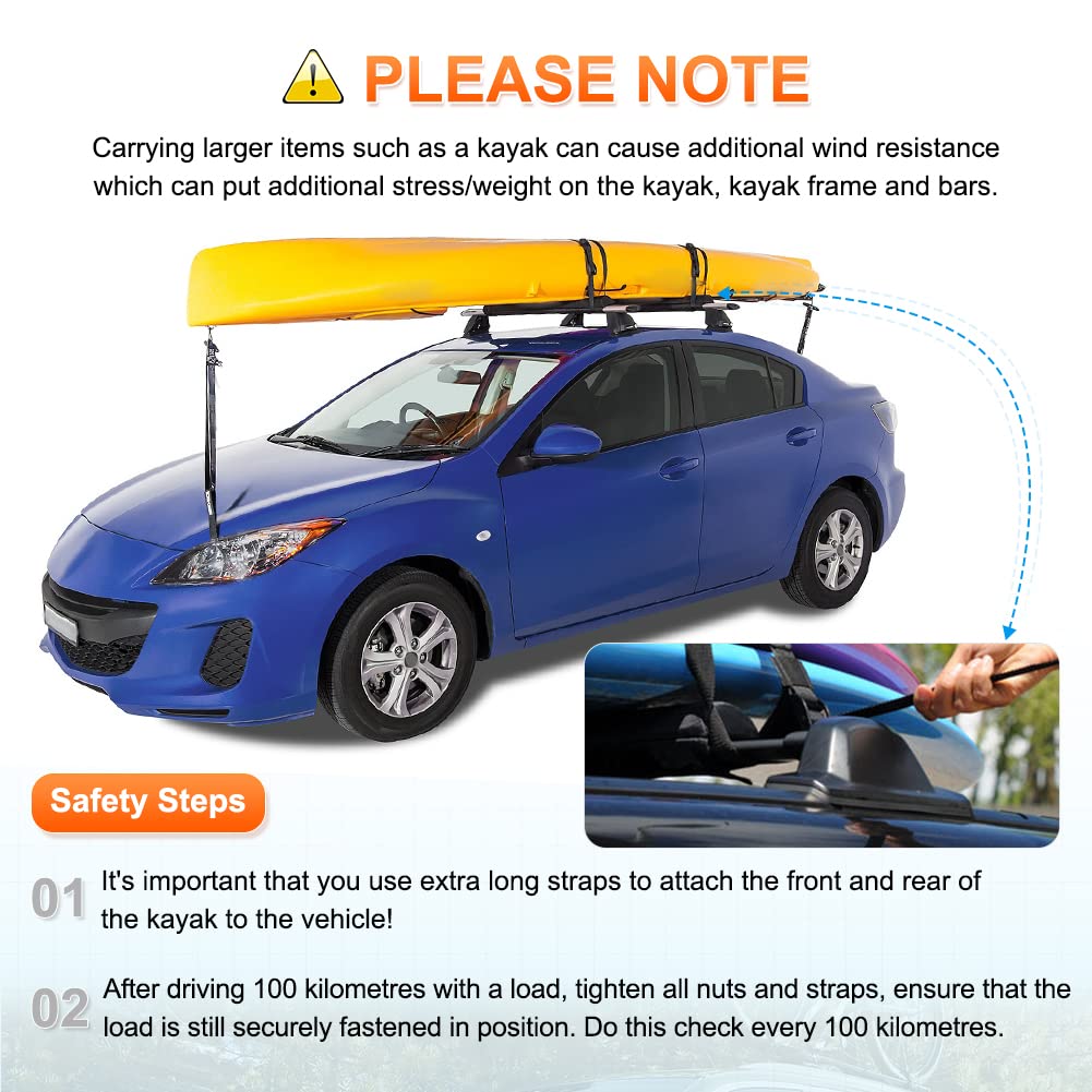 Barras transversales de techo JDMON compatibles con Hyundai - Imagen 9