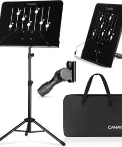 CAHAYA Atril de Partituras con Bolsa de Transporte Soporte