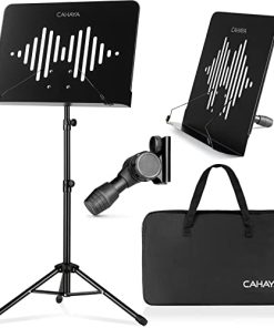 Soporte de partituras portátil CAHAYA con bolsa de
