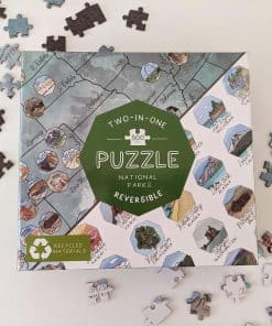 Rompecabezas Reversible Dos en Uno de Parques Nacionales de