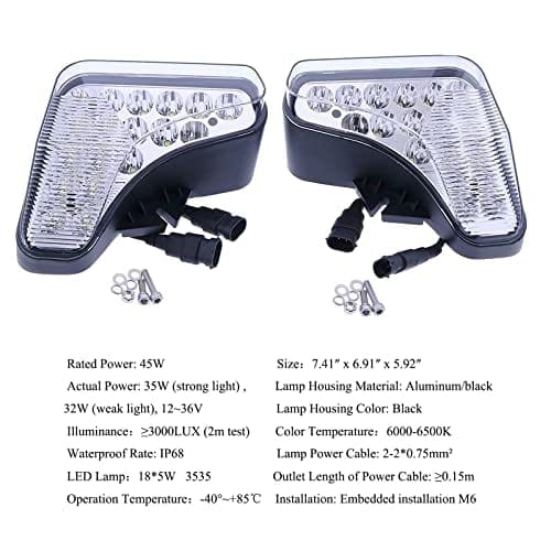 Kit de Faros LED 7251341 7251340 Compatible con Bobcat A770 - Imagen 7