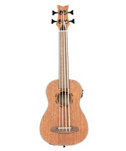Ortega Guitars Bajo ukelele acústico con cuerdas de bajo de