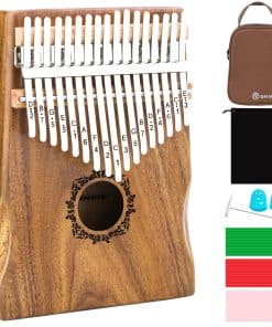 Kalimba Thumb Piano 17 Teclas RANMING Mbira Dedo Piano
