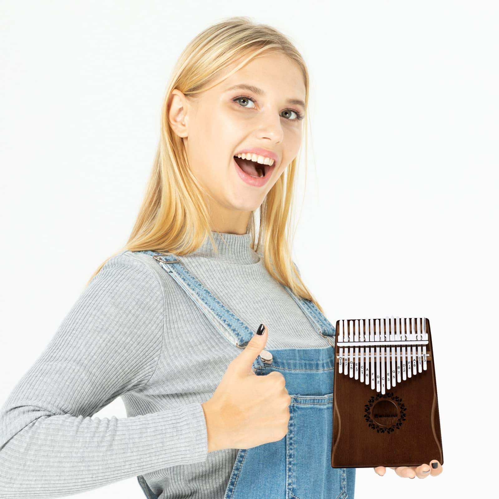 Kalimba Thumb Piano 17 Keys RANMING Mbira -RANMING - Imagen 8
