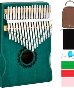 Kalimba Thumb Piano 17 Keys RANMING Mbira -Verde