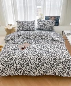 Juego de Funda Nórdica de Leopardo LAYENJOY Queen 100%