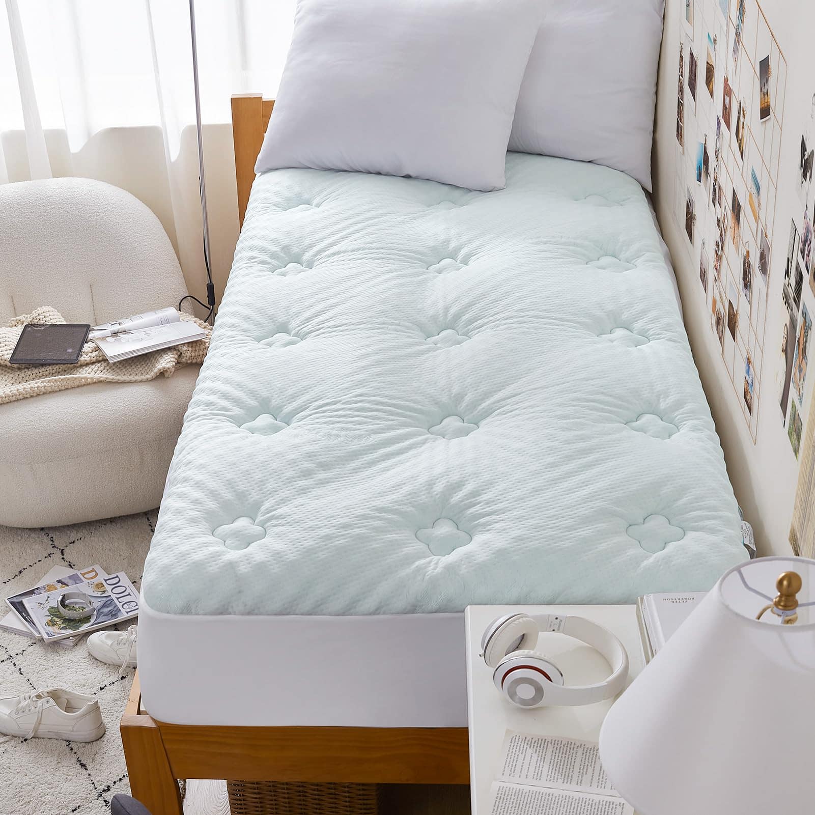 Hansleep Colchoneta de Espuma Viscoelástica para Cama