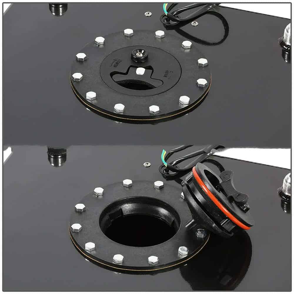 Tanque de Combustible de Aluminio de 10 Galones con - Imagen 3