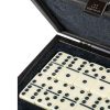 Hermoso Set de Dominó en caja de madera Florida Negro