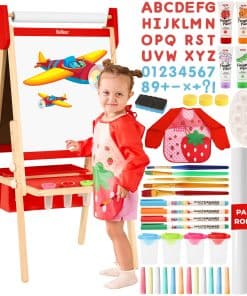 Caballete Todo en Uno Belleur para Niños con 2 Rollos de