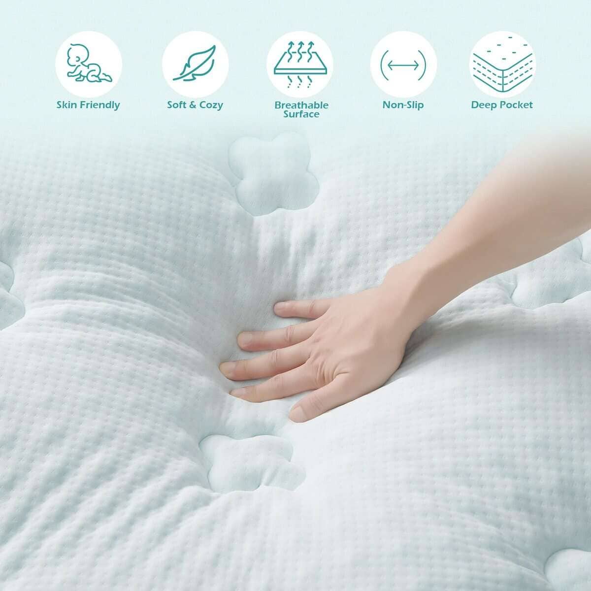 Hansleep Colchoneta de Espuma Viscoelástica para Cama - Imagen 8
