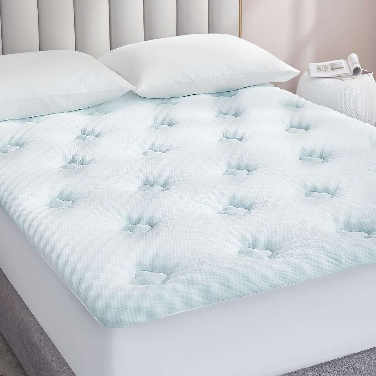 Hansleep Memory Foam Mattress Topper Full Size, Colchón