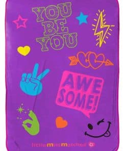 Cobija de Felpa Franco Manufacturing Little Miss Matched