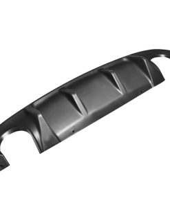 Difusor de labio de parachoques trasero negro para